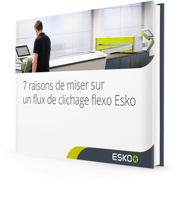 7 raisons de miser sur un flux de clichage flexo Esko