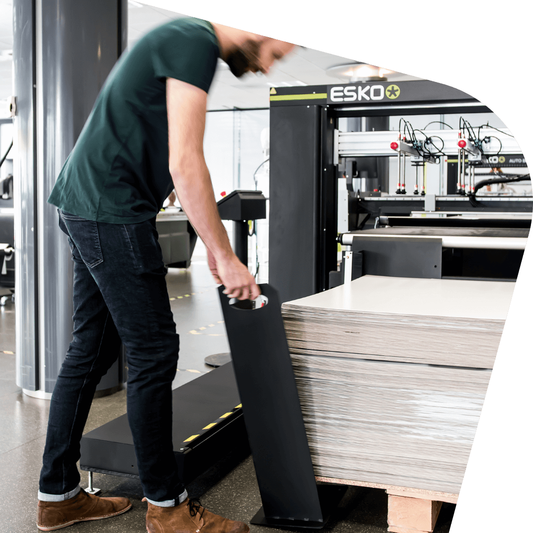 Barcode option for Underside Camera Esko